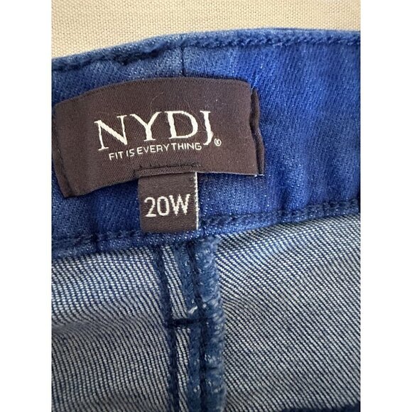 NYDJ Not Your Daughters Jeans Women 20W Straight Marilyn Crop Cuff Lift and Tuck - Picture 5 of 13